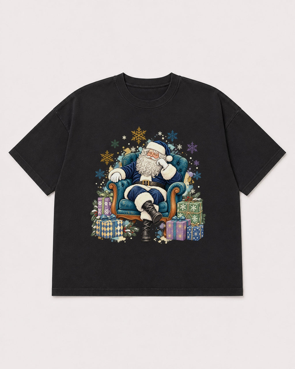 Mockup Boxy Heavyweight Tee Black product