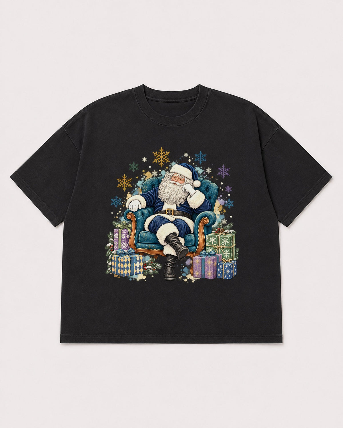 Mockup Boxy Heavyweight Tee Black product