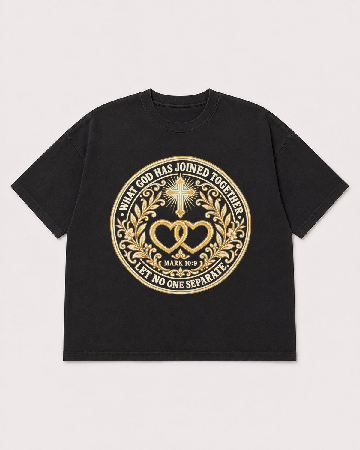 Mockup Boxy Heavyweight Tee Black product