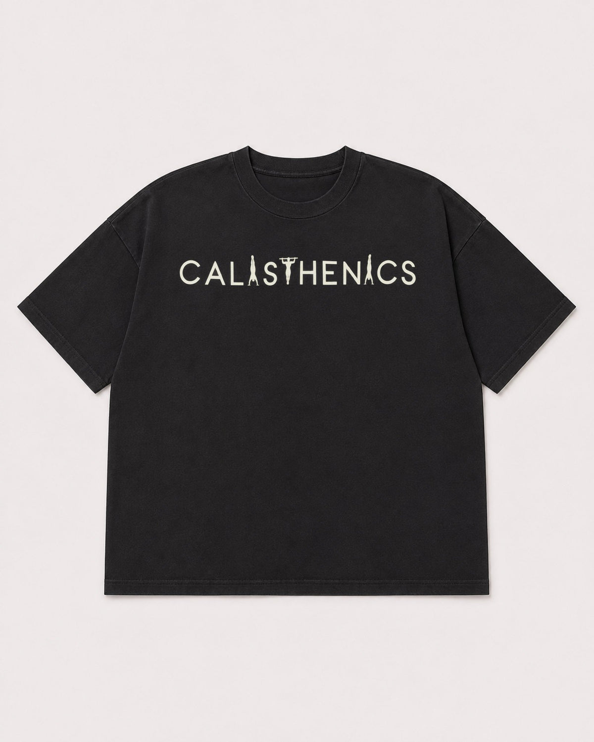 Mockup Boxy Heavyweight Tee Black product