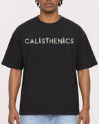 Mockup Boxy Heavyweight Tee Black male close-up 05