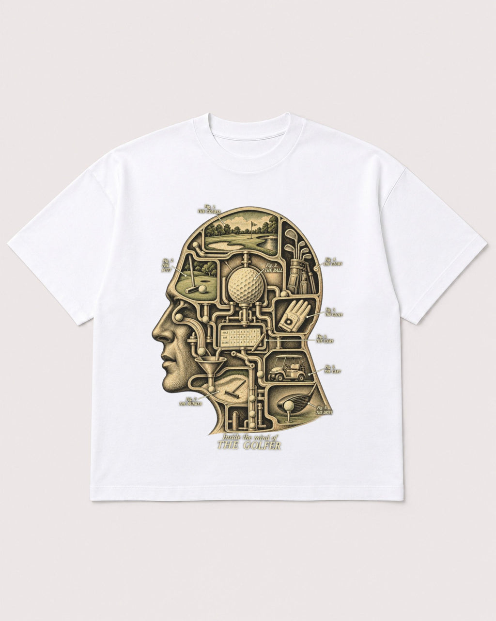 Mockup Boxy Heavyweight Tee White product