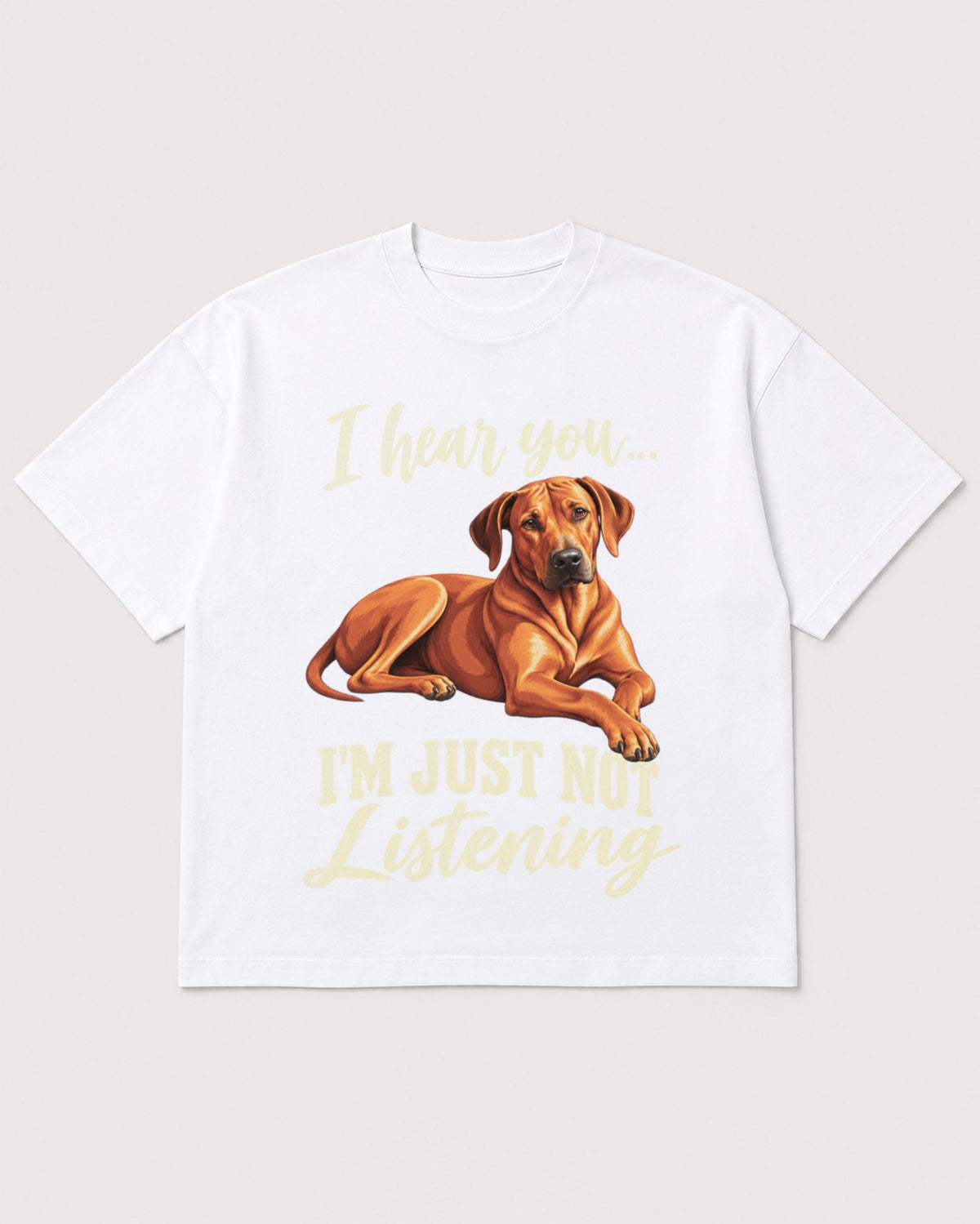 Mockup Boxy Heavyweight Tee White product