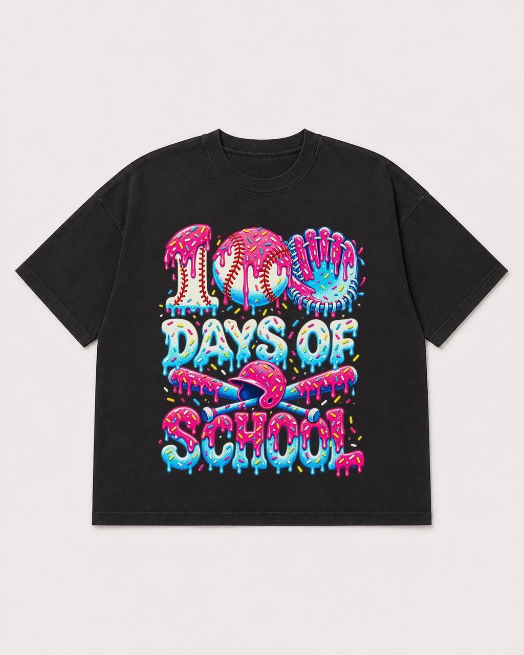 Mockup Boxy Heavyweight Tee Black product