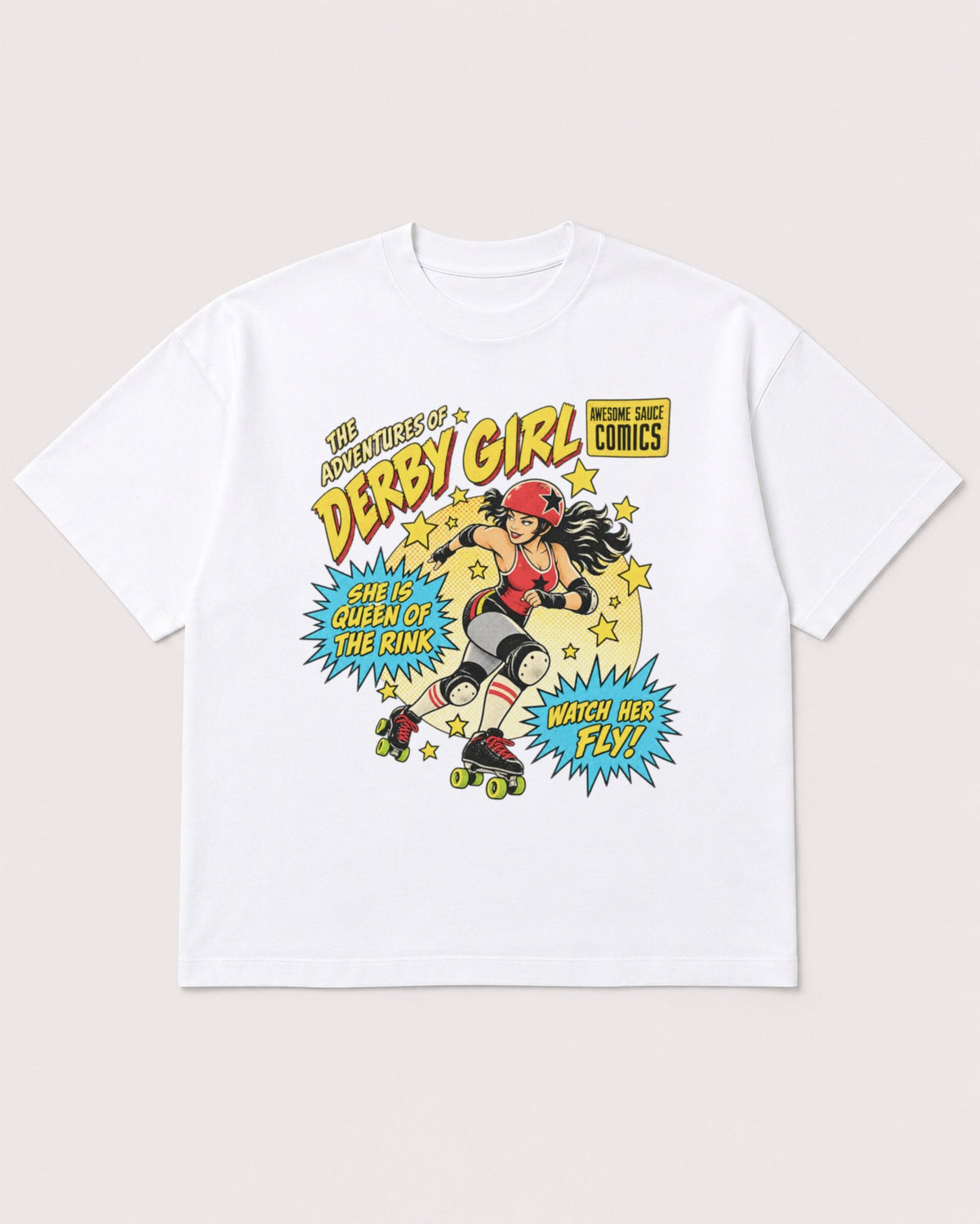 Mockup Boxy Heavyweight Tee White product