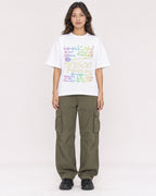 Mockup Boxy Heavyweight Tee White female full-body 02