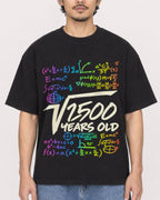 Mockup Boxy Heavyweight Tee Black male close-up 02