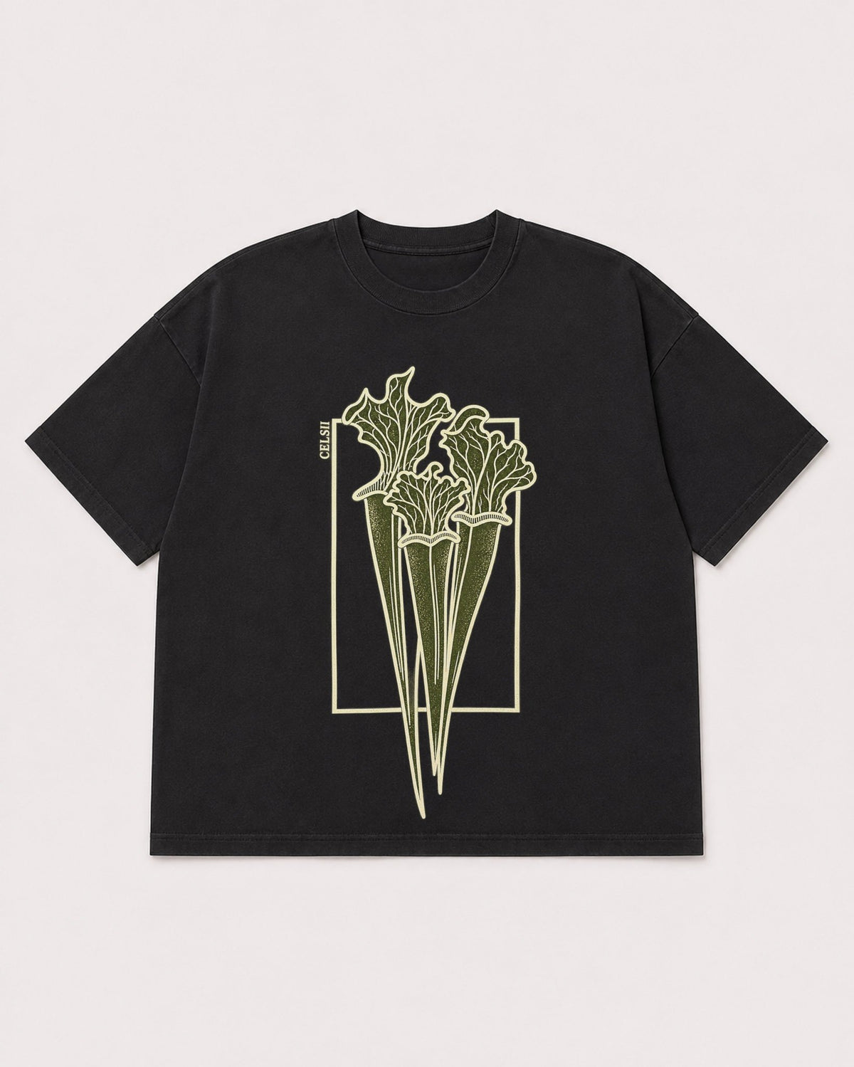 Mockup Boxy Heavyweight Tee Black product