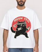 Mockup Boxy Heavyweight Tee White male close-up 07