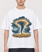 Mockup Boxy Heavyweight Tee White male close-up 01