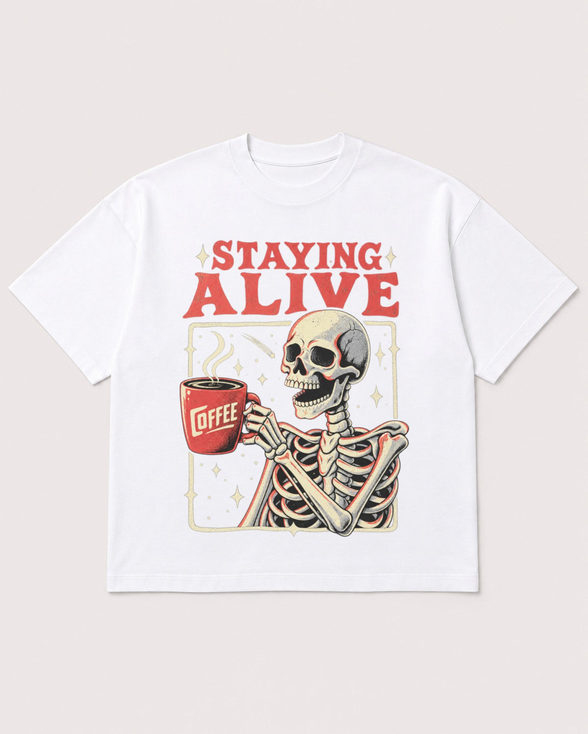 Mockup Boxy Heavyweight Tee White product