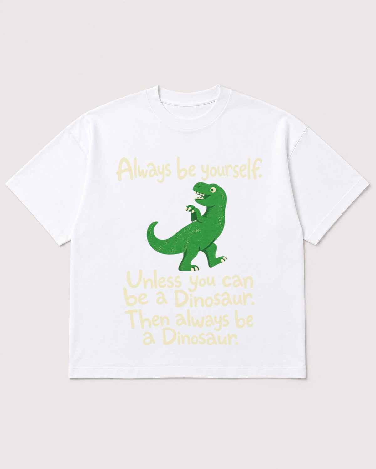 Mockup Boxy Heavyweight Tee White product