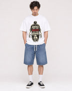 Mockup Boxy Heavyweight Tee White male full-body 03