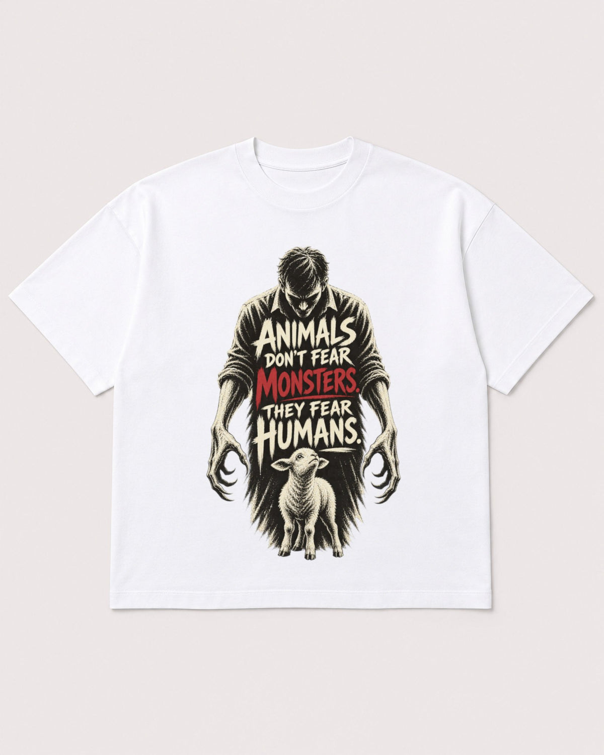 Mockup Boxy Heavyweight Tee White product