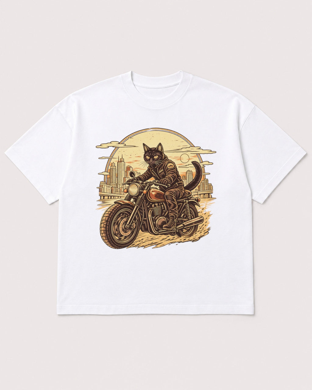 Mockup Boxy Heavyweight Tee White product
