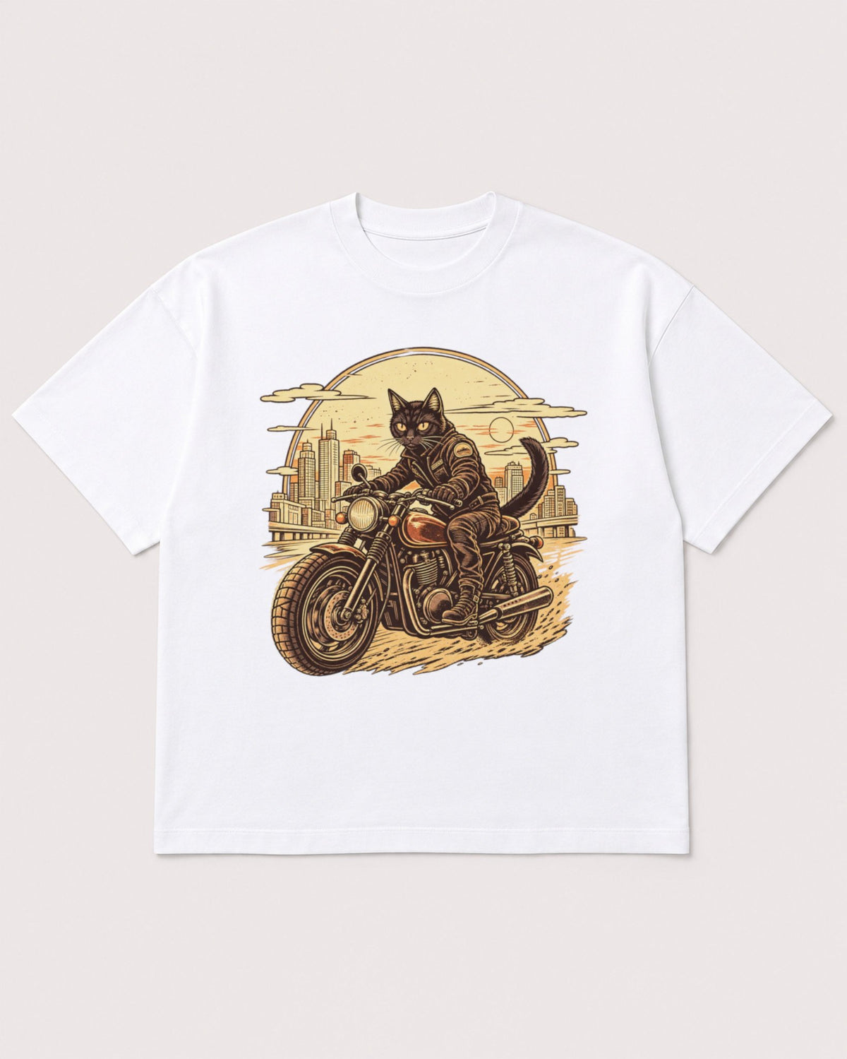 Mockup Boxy Heavyweight Tee White product