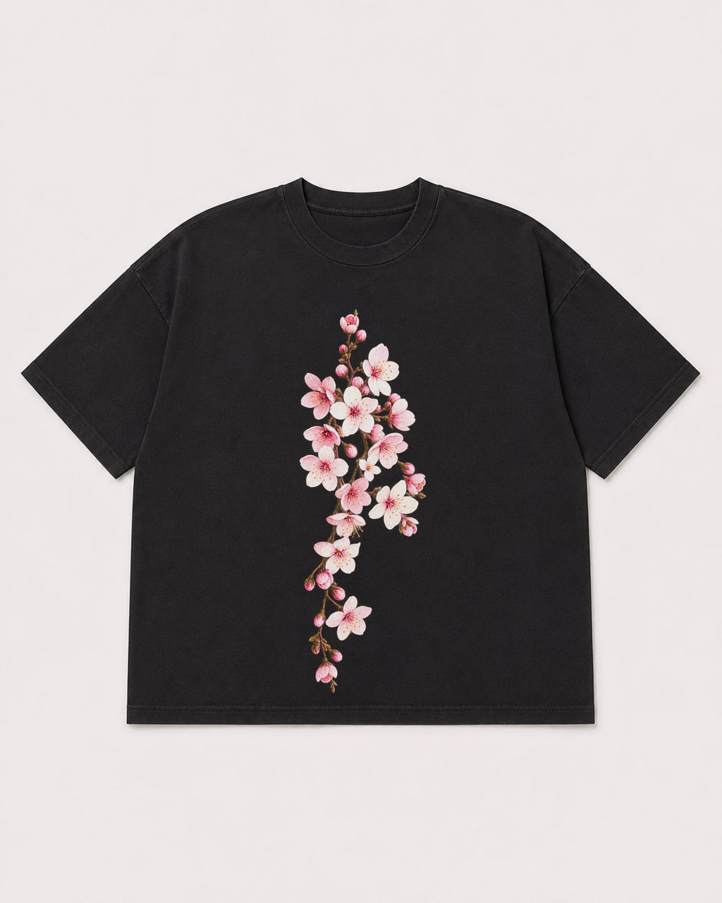 Mockup Boxy Heavyweight Tee Black product