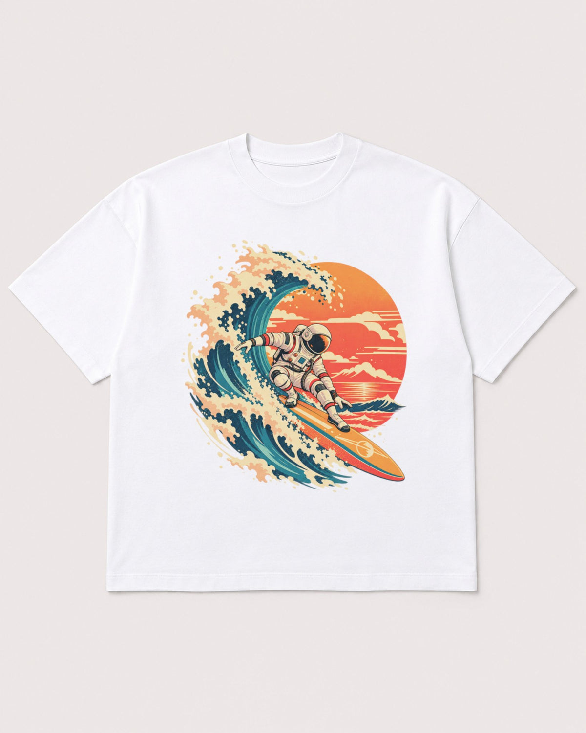 Mockup Boxy Heavyweight Tee White product