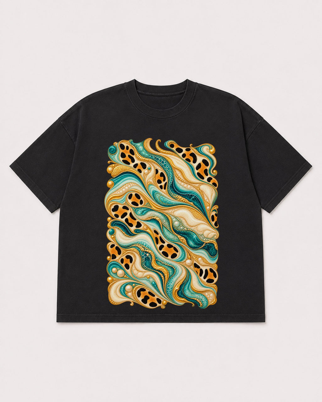 Mockup Boxy Heavyweight Tee Black product
