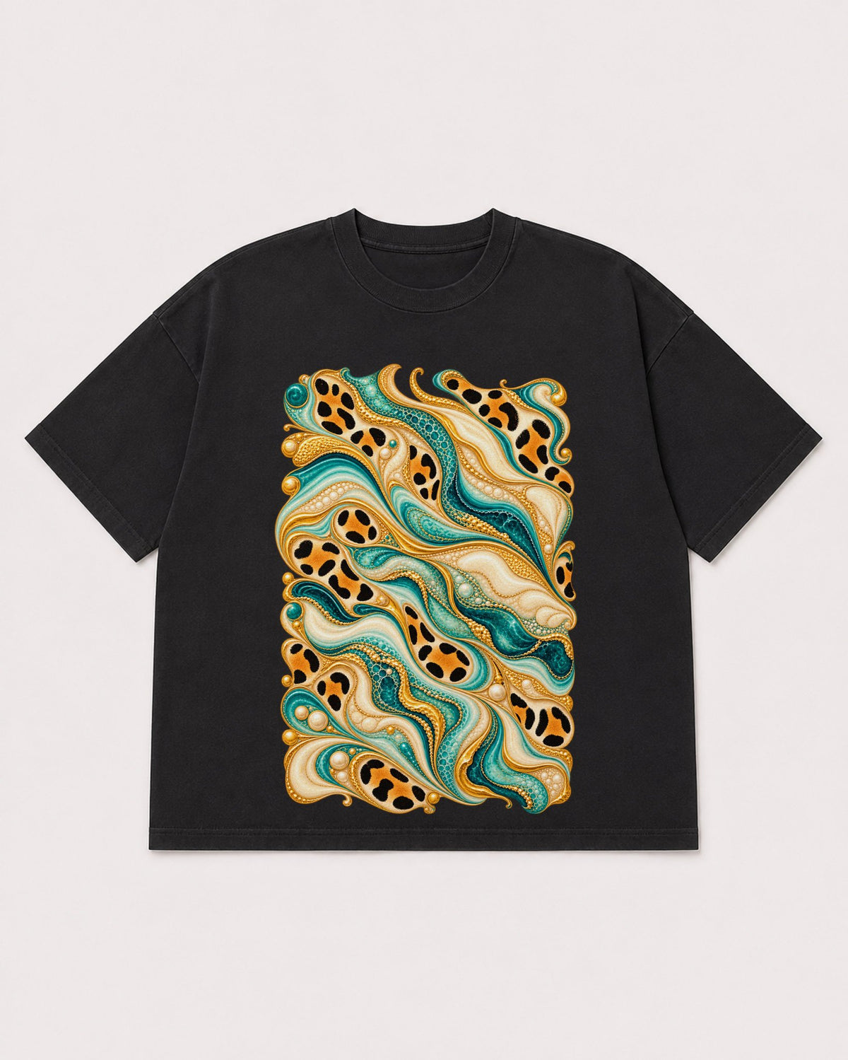Mockup Boxy Heavyweight Tee Black product