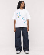Mockup Boxy Heavyweight Tee White female full-body 04