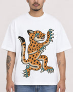 Mockup Boxy Heavyweight Tee White male close-up 12
