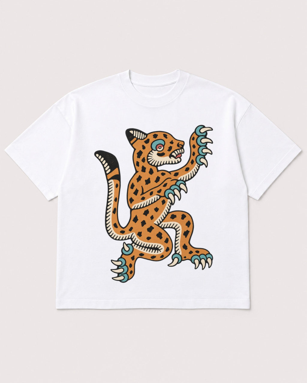Mockup Boxy Heavyweight Tee White product
