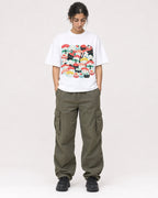 Mockup Boxy Heavyweight Tee White female full-body 17