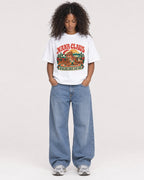 Mockup Boxy Heavyweight Tee White female full-body 05