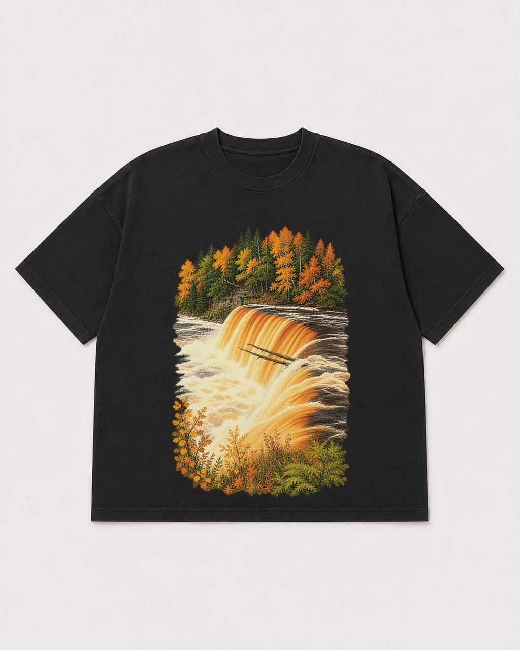 Mockup Boxy Heavyweight Tee Black product