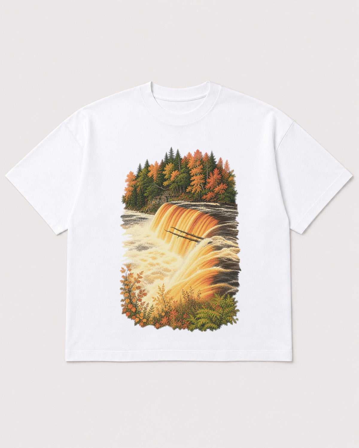 Mockup Boxy Heavyweight Tee White product