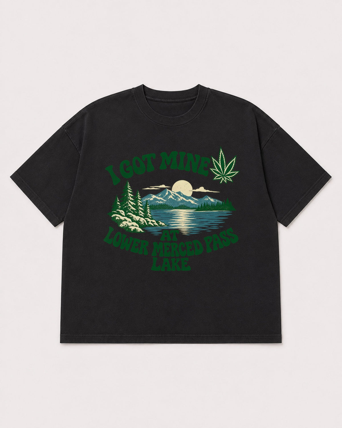 Mockup Boxy Heavyweight Tee Black product