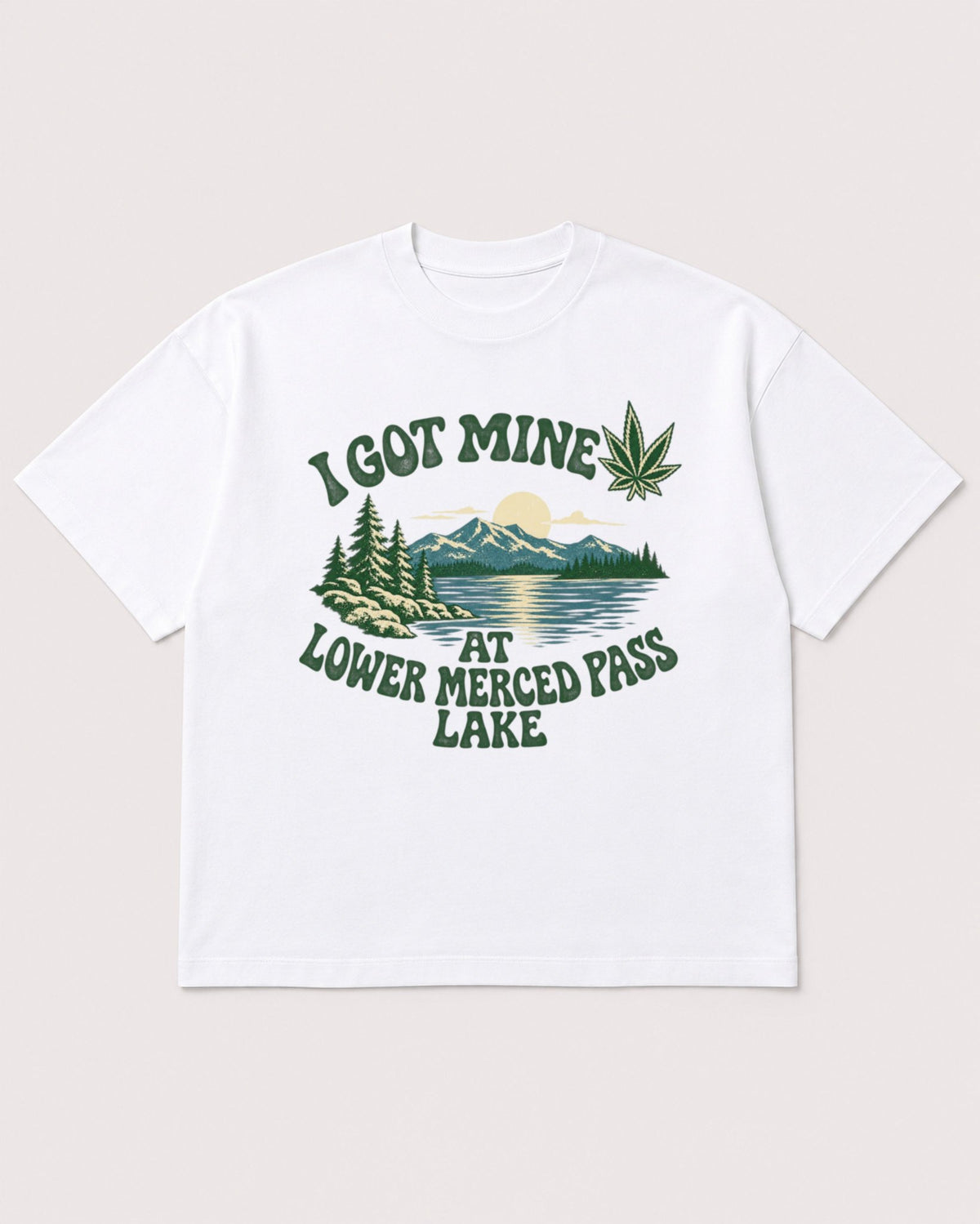 Mockup Boxy Heavyweight Tee White product