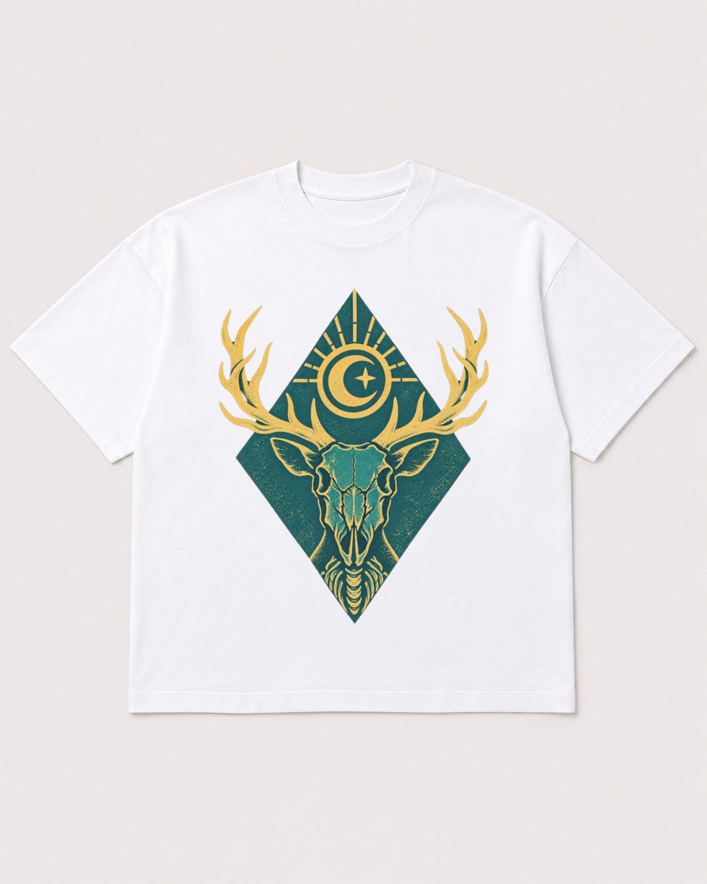 Mockup Boxy Heavyweight Tee White product