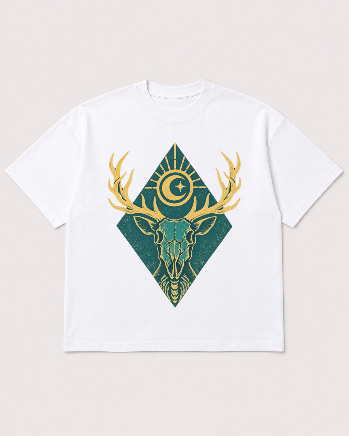 Mockup Boxy Heavyweight Tee White product