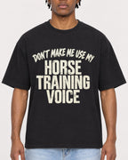 Mockup Boxy Heavyweight Tee Black male close-up 05