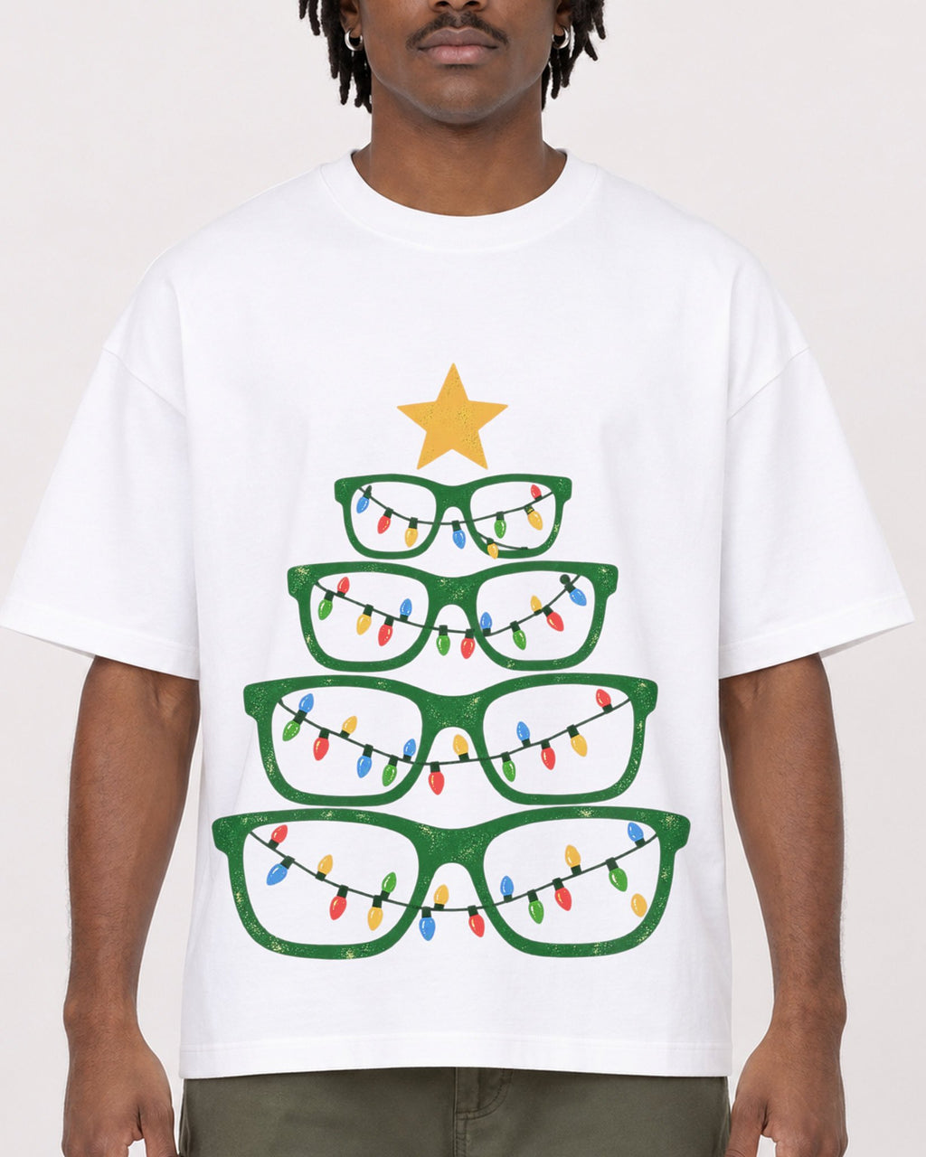 Mockup Boxy Heavyweight Tee White male close-up 04