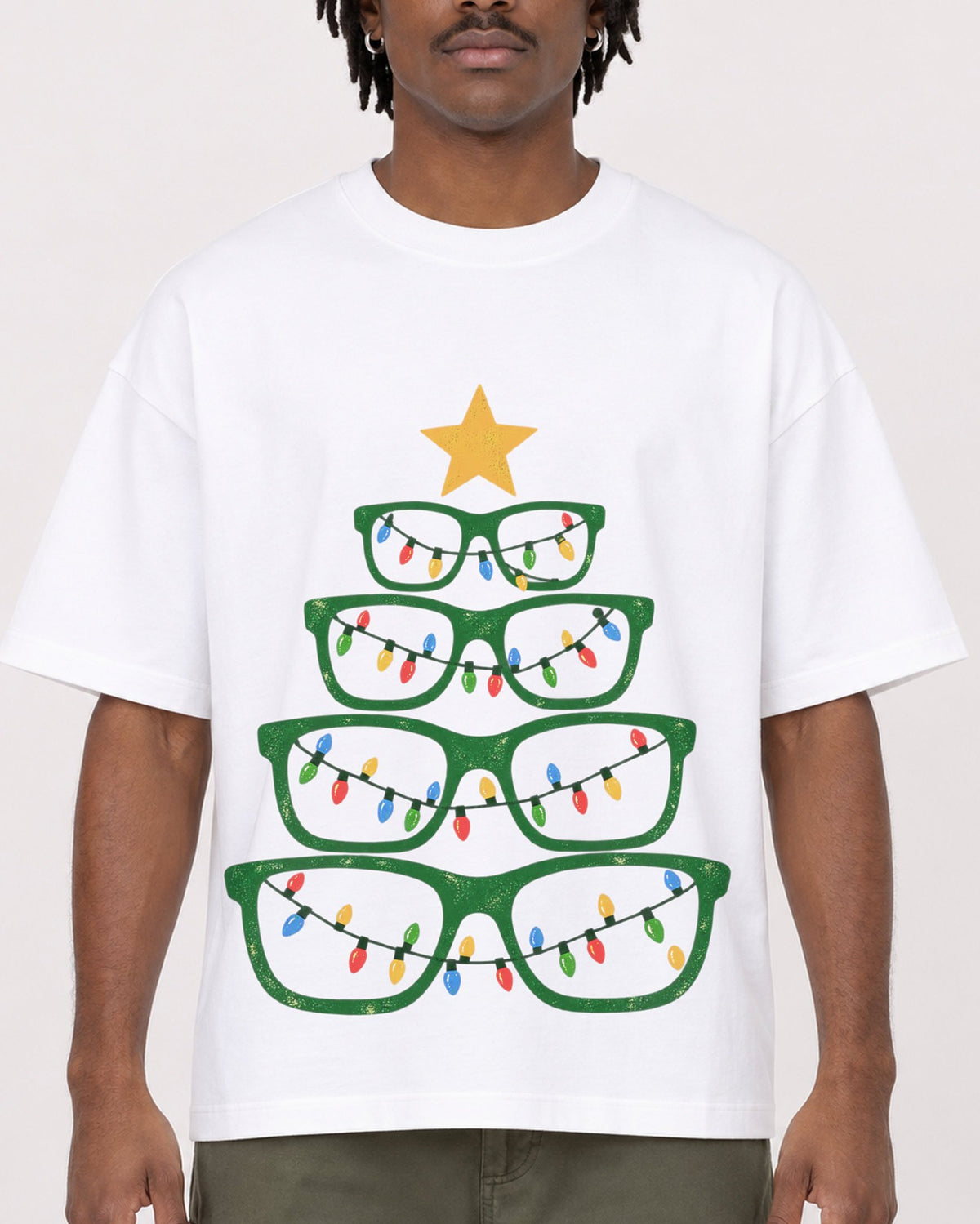 Mockup Boxy Heavyweight Tee White male close-up 04