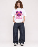 Mockup Boxy Heavyweight Tee White female full-body 09