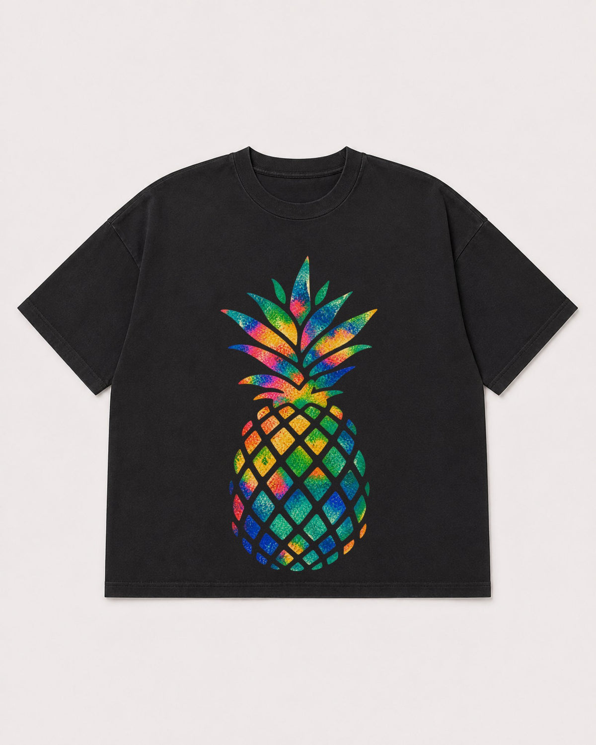 Mockup Boxy Heavyweight Tee Black product