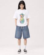 Mockup Boxy Heavyweight Tee White female full-body 01