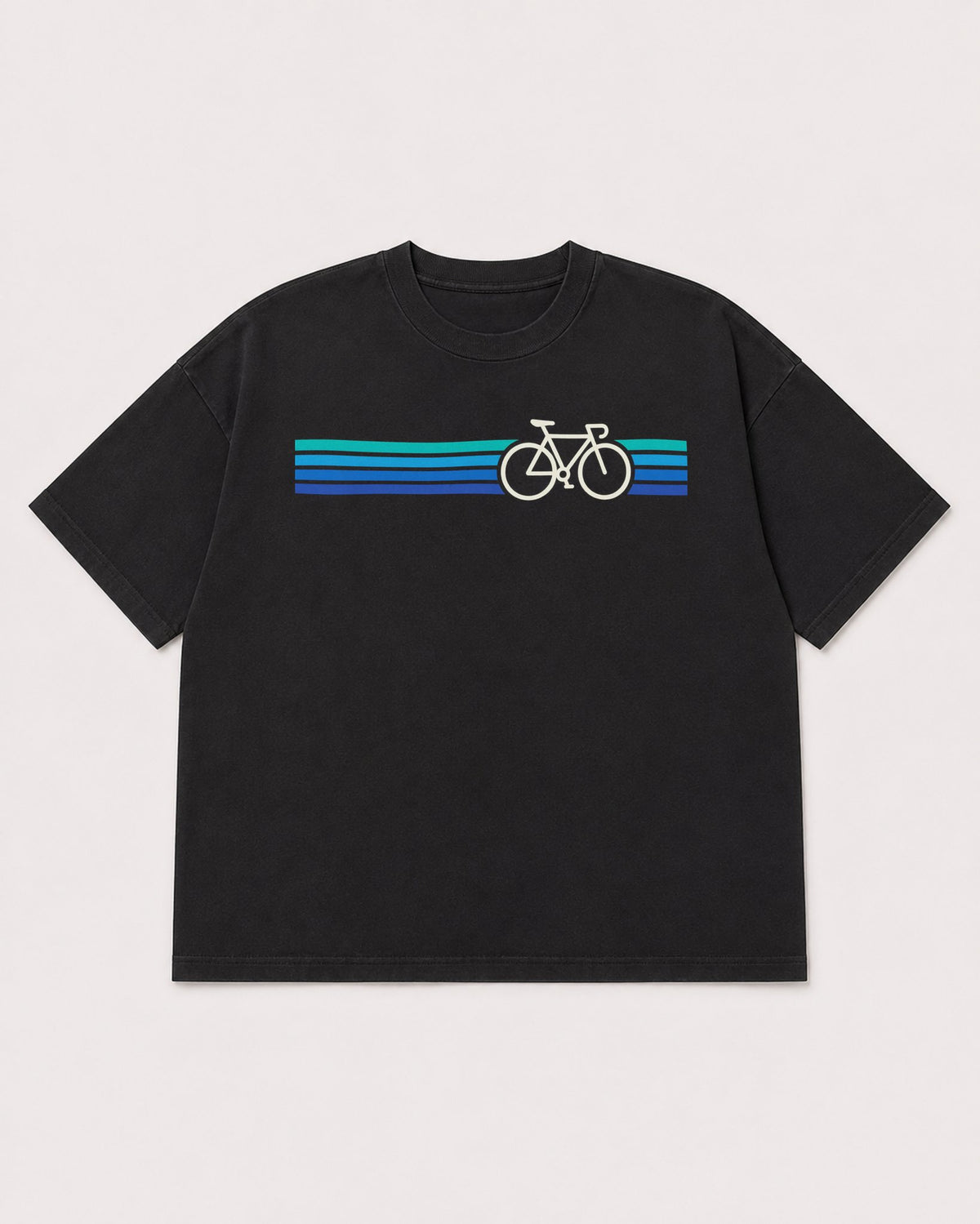 Mockup Boxy Heavyweight Tee Black product