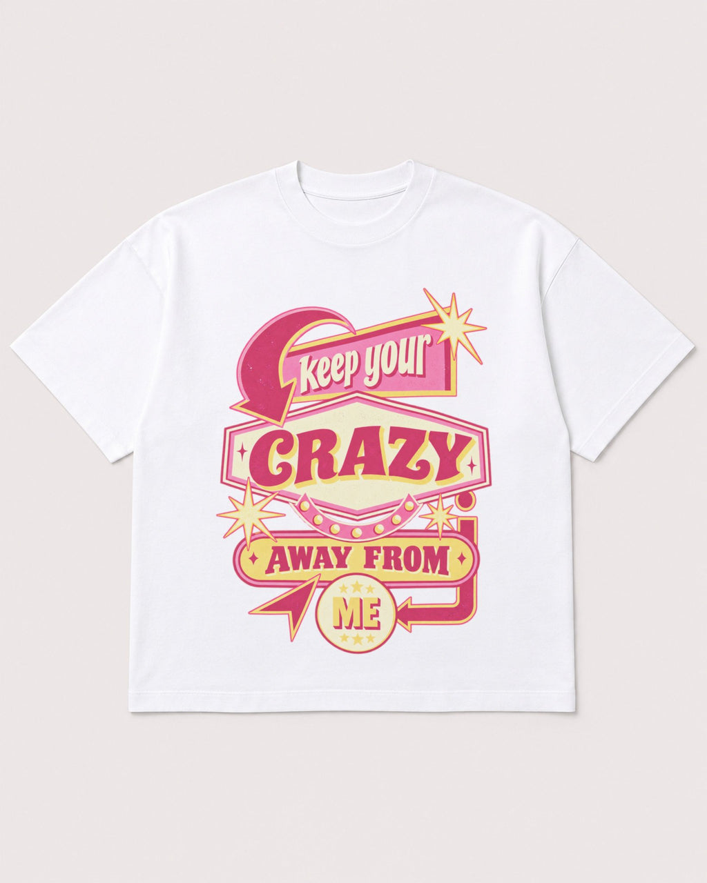 Mockup Boxy Heavyweight Tee White product