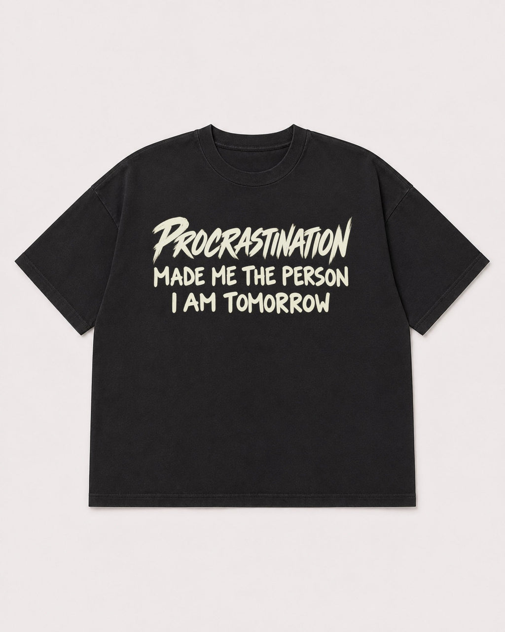 Mockup Boxy Heavyweight Tee Black product