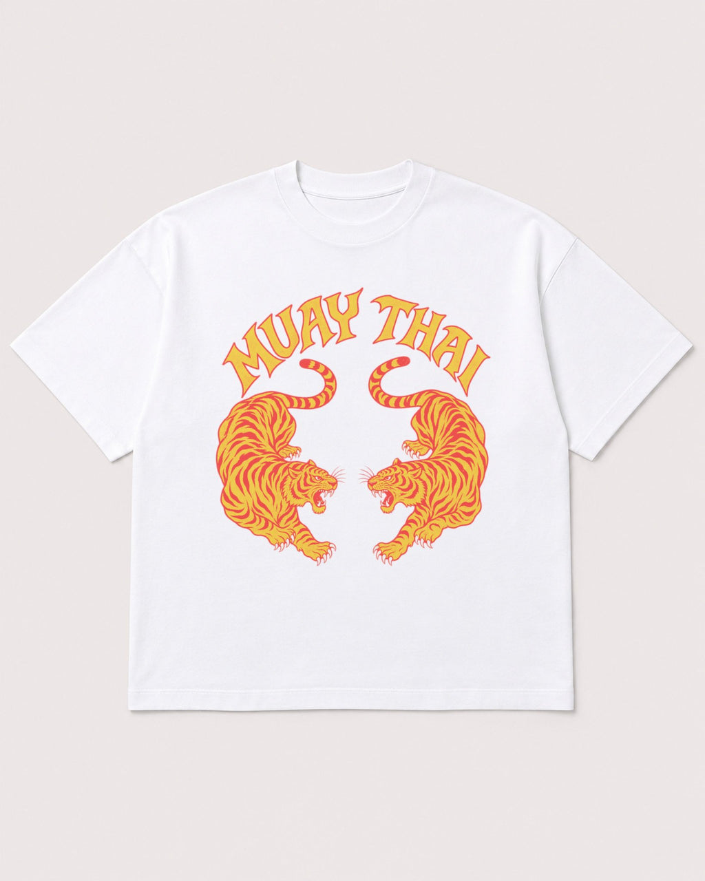 Mockup Boxy Heavyweight Tee White product