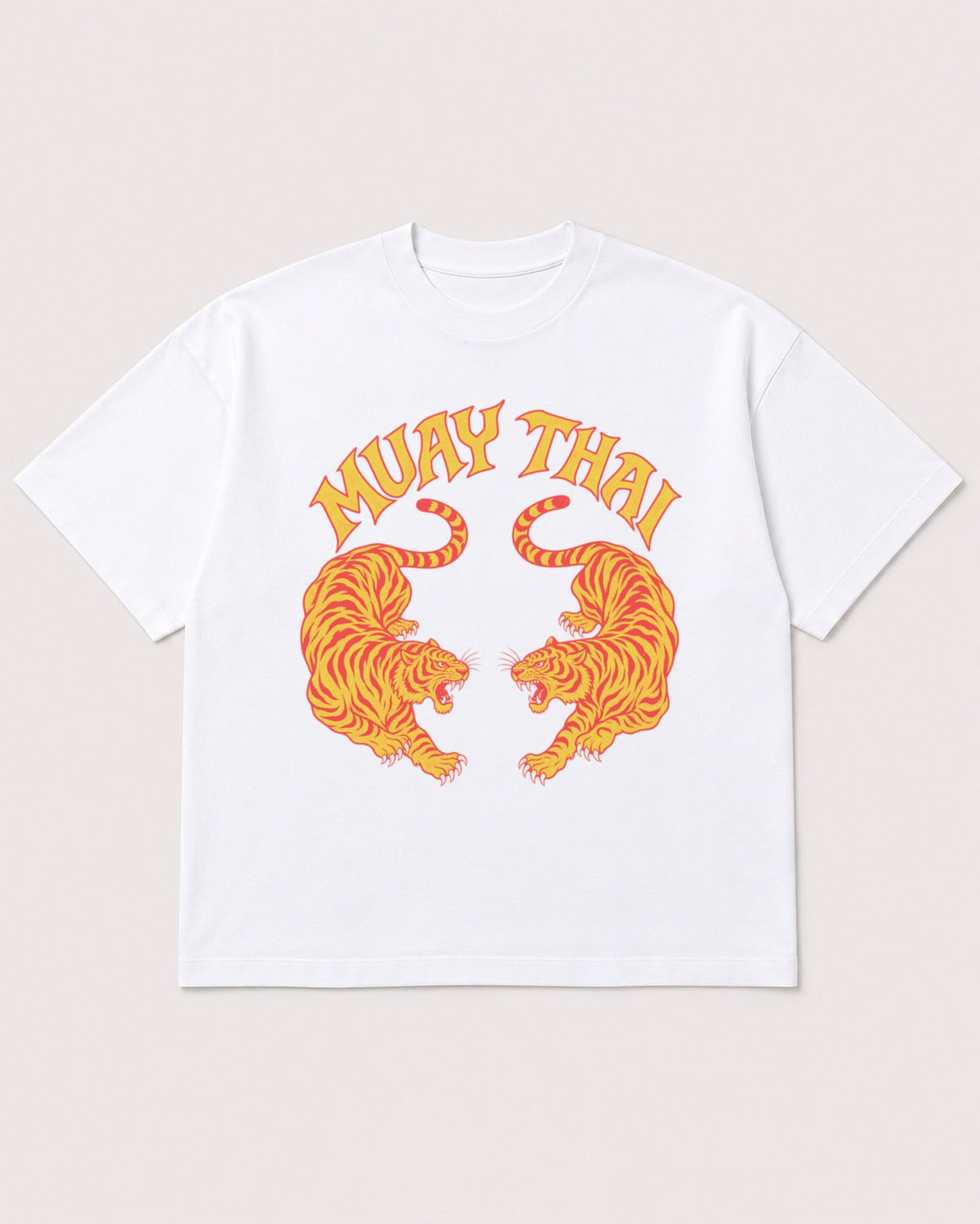 Mockup Boxy Heavyweight Tee White product