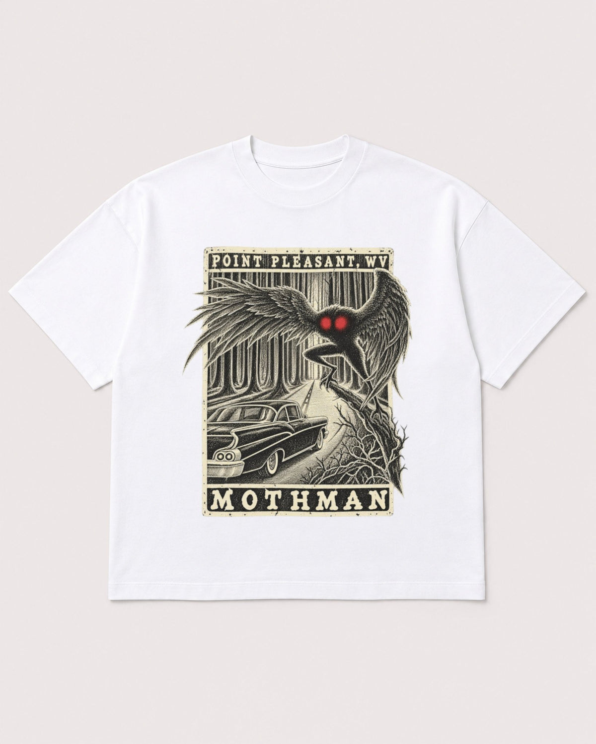 Mockup Boxy Heavyweight Tee White product