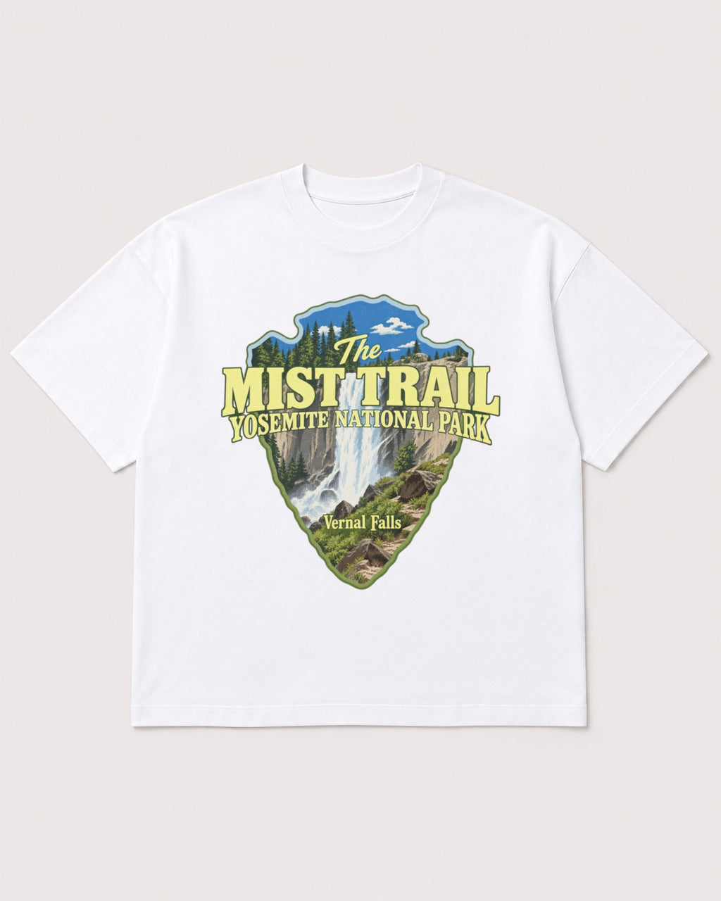 Mockup Boxy Heavyweight Tee White product
