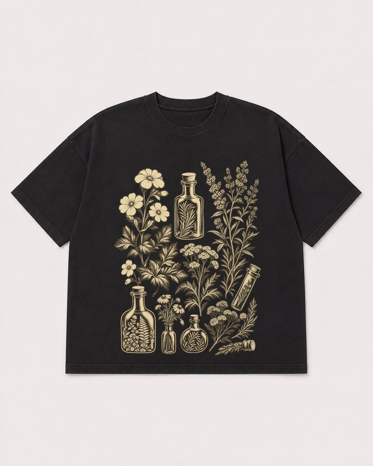 Mockup Boxy Heavyweight Tee Black product