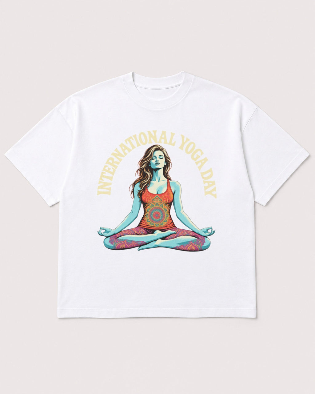 Mockup Boxy Heavyweight Tee White product